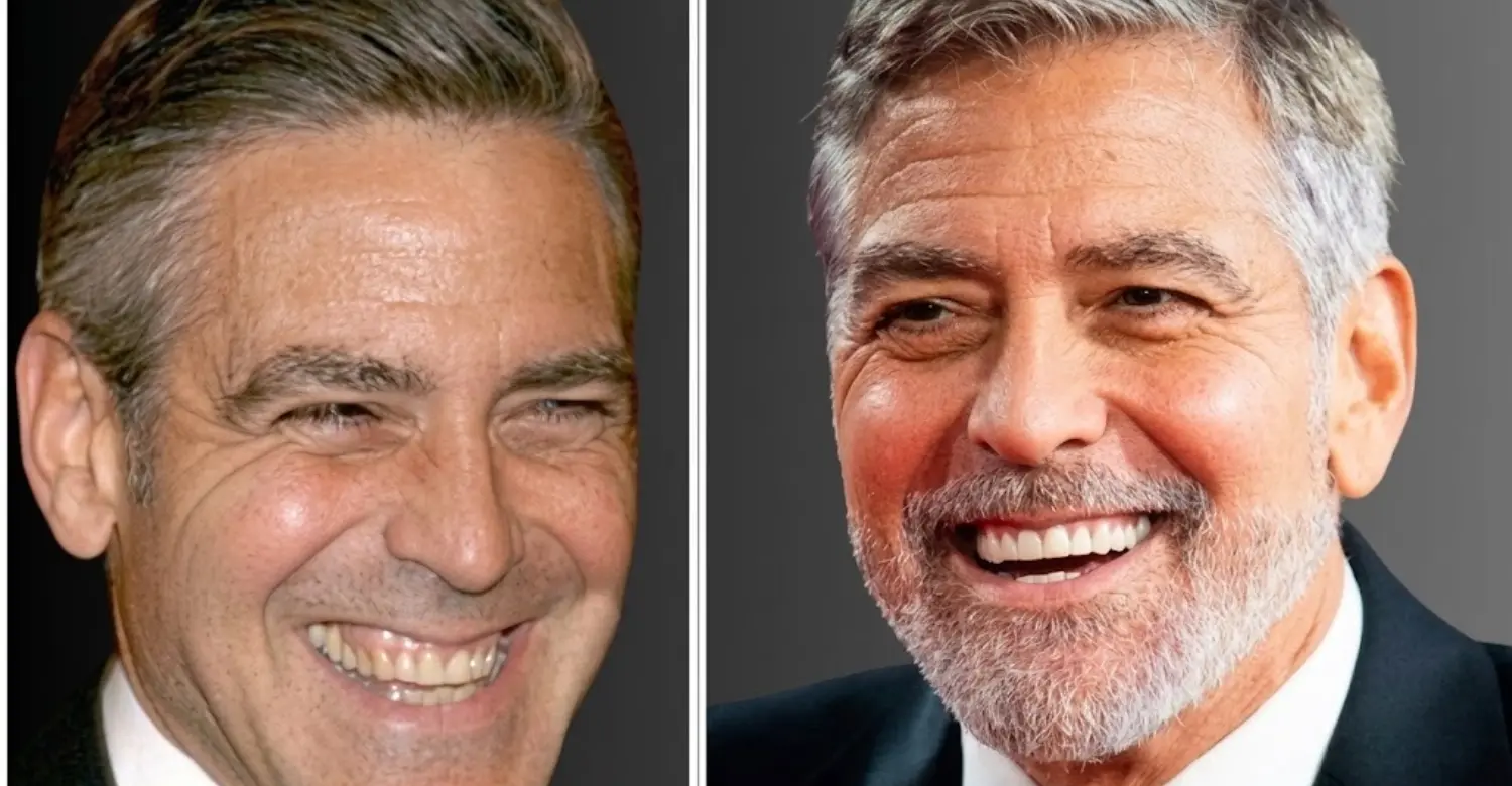 George Clooney Smile